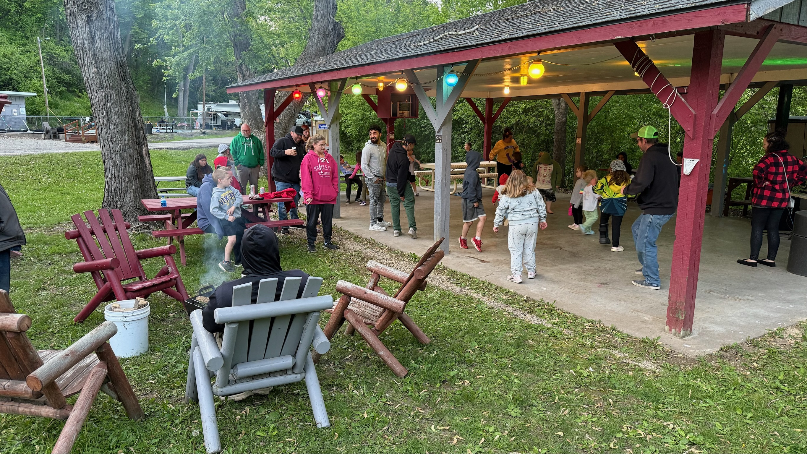 Campground family activity